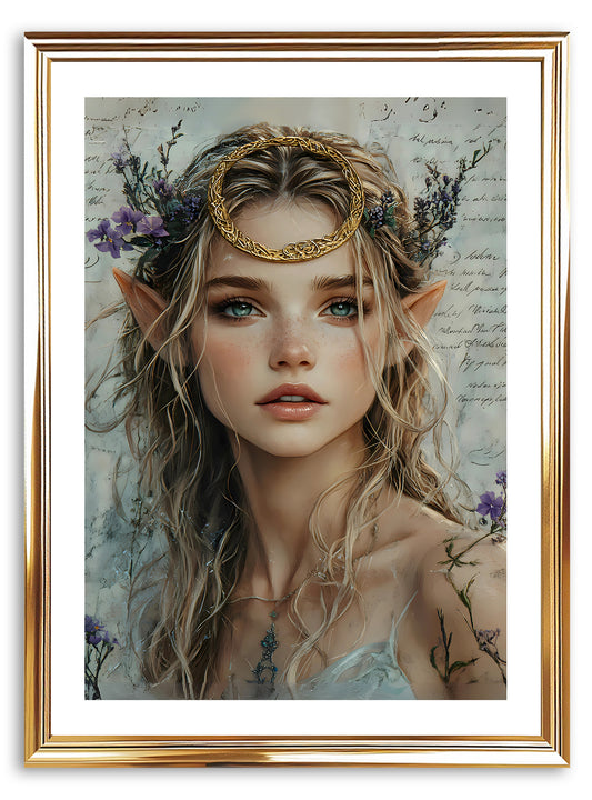 Angel Elf Wall Art Print