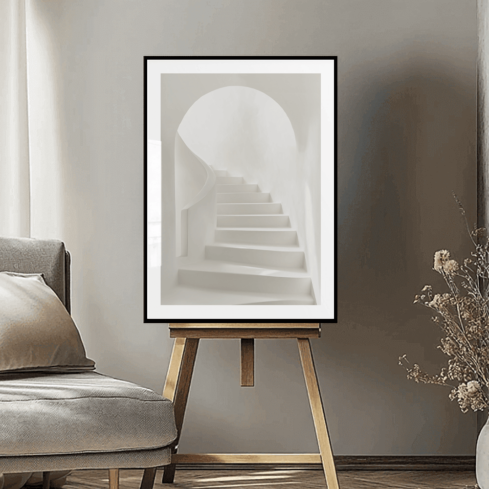 Arched Stairway Art Print