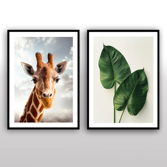 Cute Giraffe Art Print