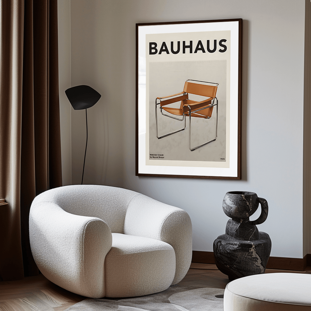 Bauhaus - Wassily stóll listprentun