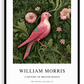 William Morris Inspired, Signed - Pink Bird Print