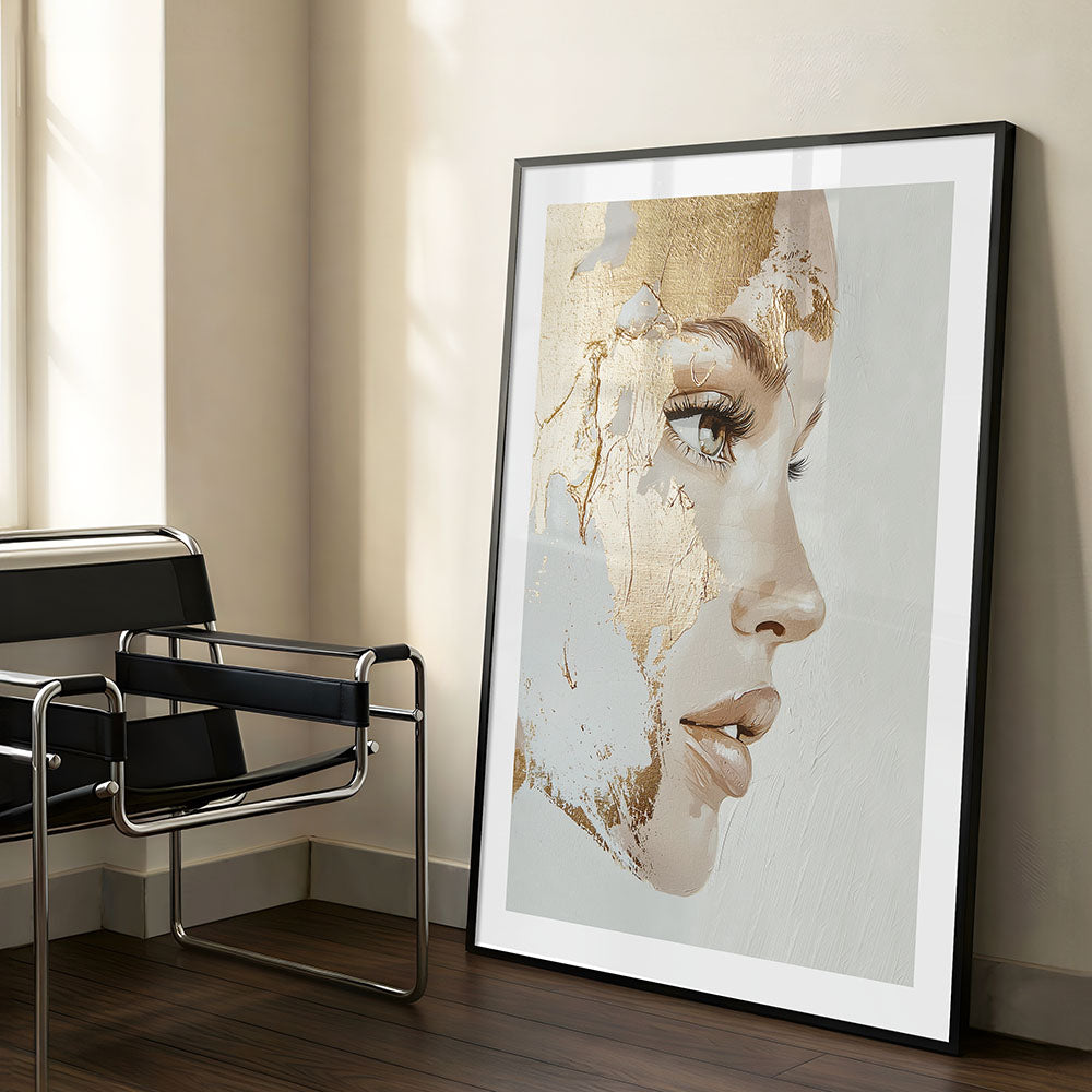 Golden Lady (B) kunsttryk