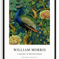 Inspirado en William Morris, Firmado - Estampado de Colibríes