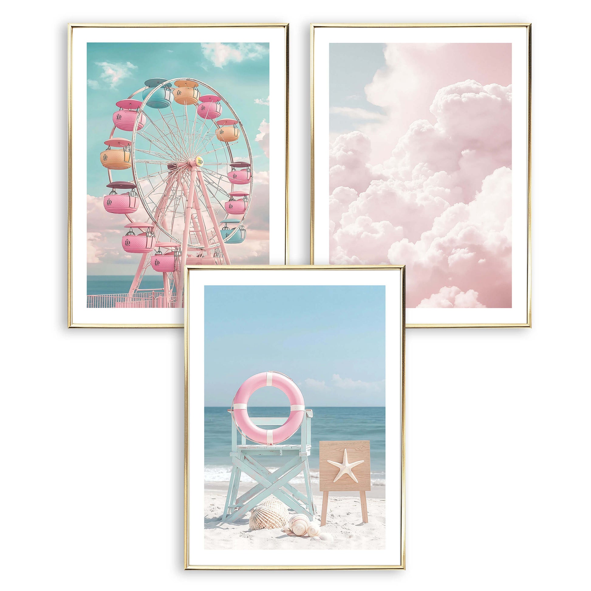 Beach Chair Art Print