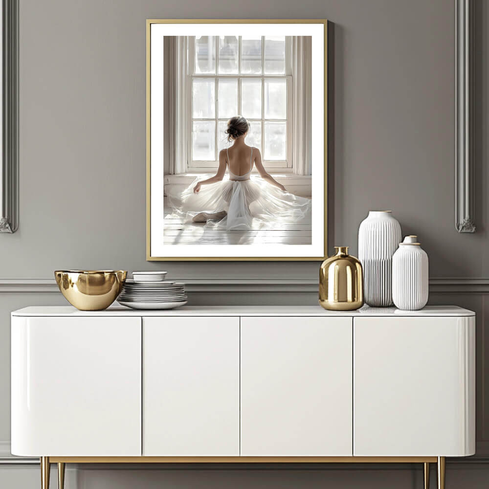 Beautiful Ballerina Art Print