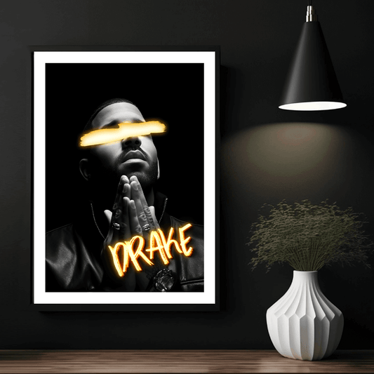 Neon Drake Art Print