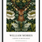 William Morris Inspired, Signed - Floral Deer Print