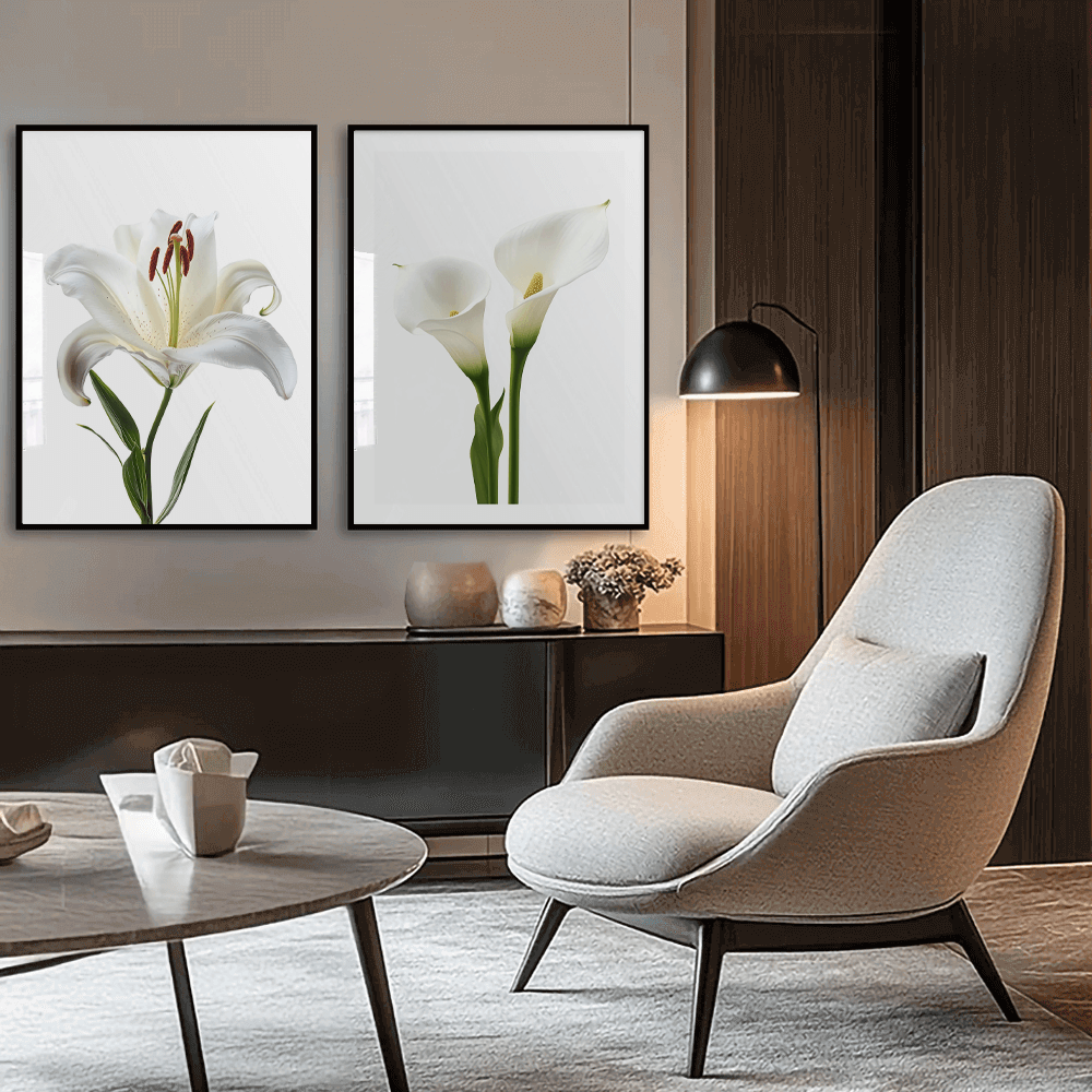 Cala Lillies Art Print