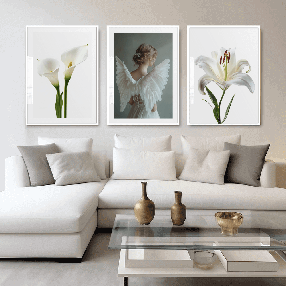 Cala Lillies Art Print