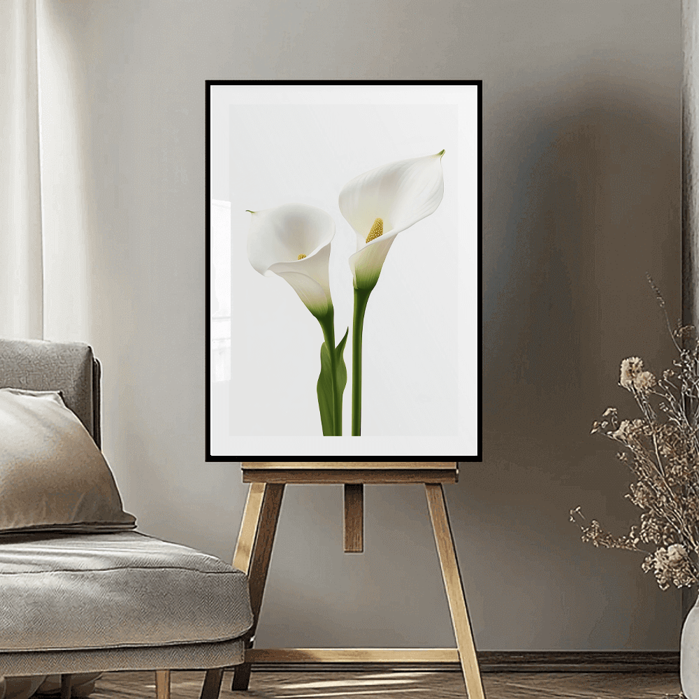 Cala Lillies Art Print