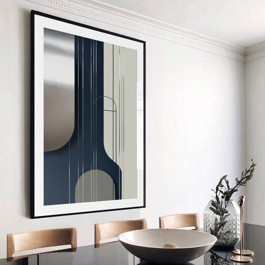 Contemporary Curves (A) Art Print