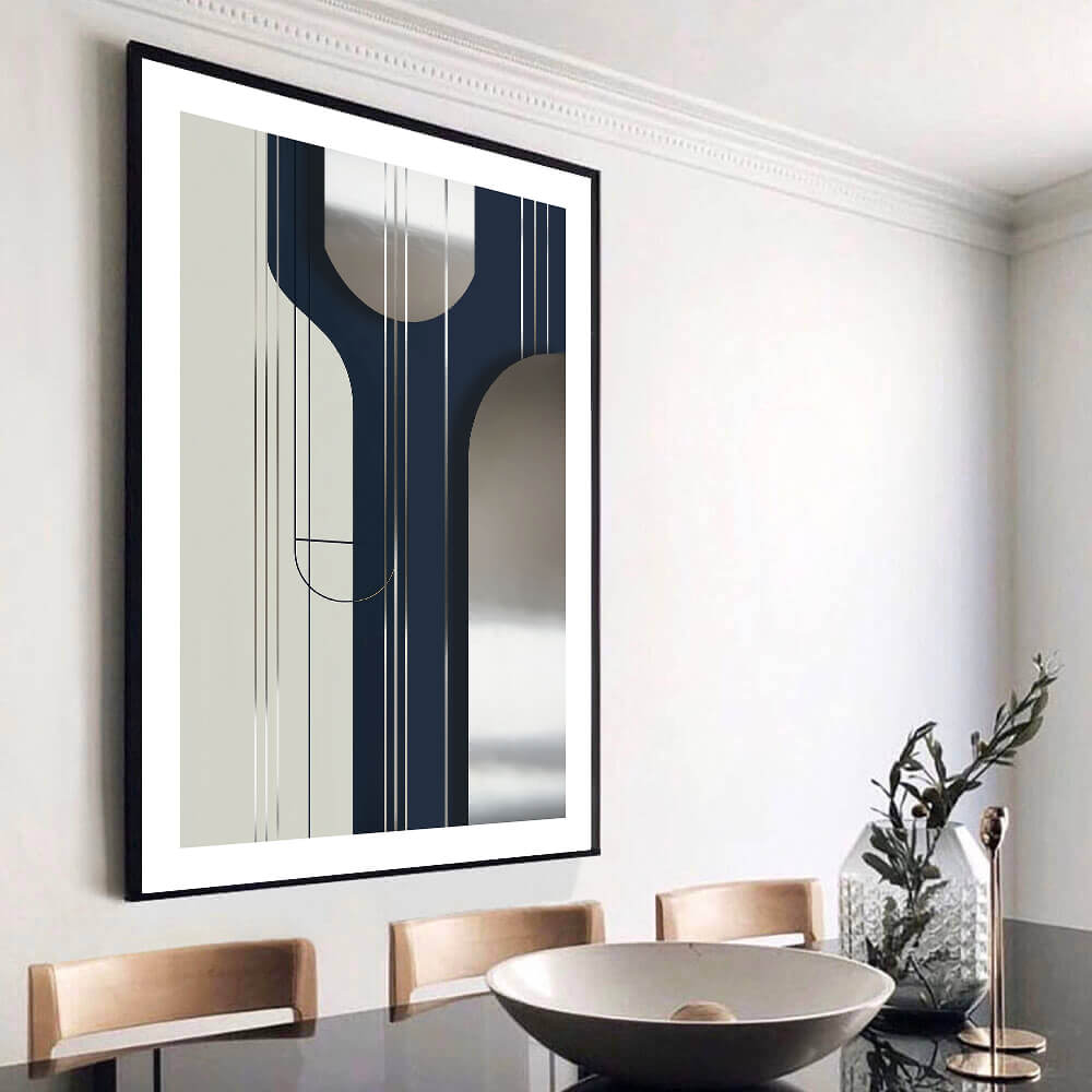 Contemporary Curves (B) Art Print