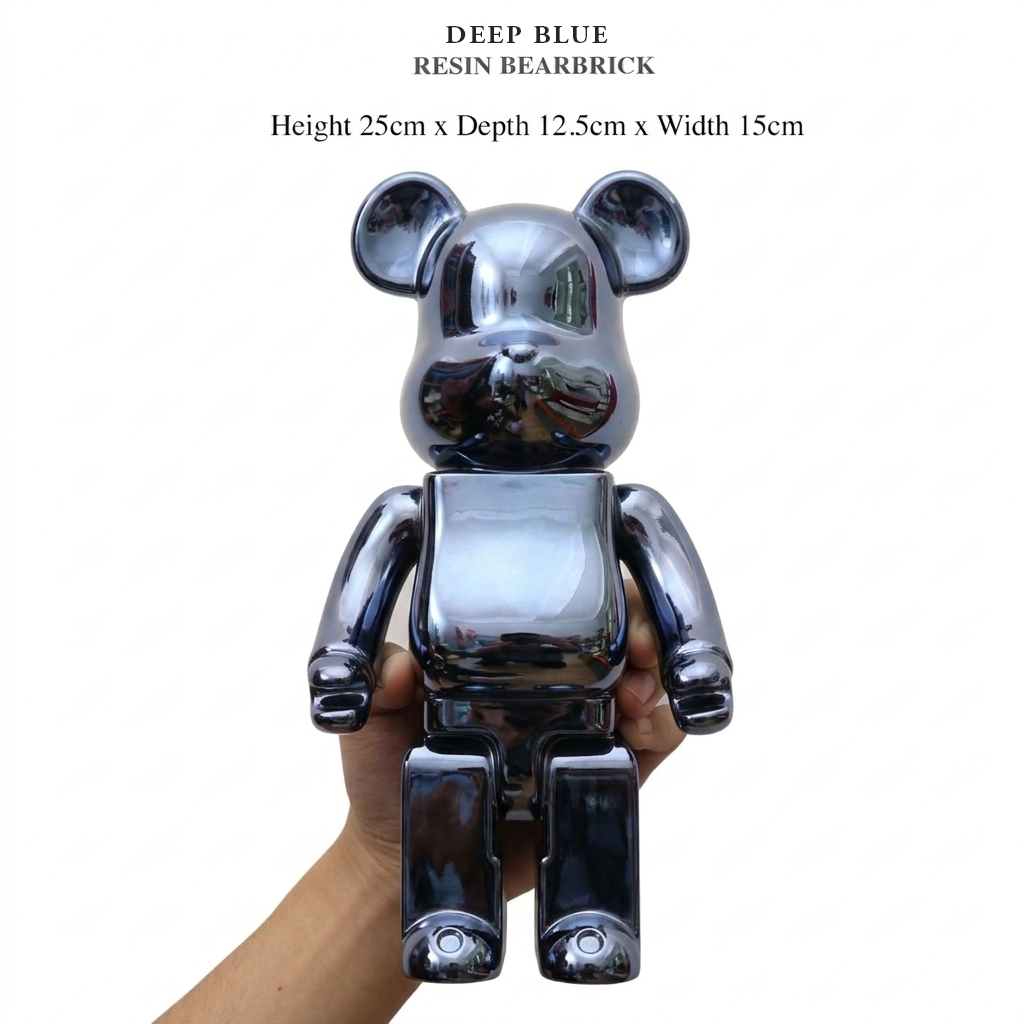 Bearbricks 400%  25cm Electroplated Action Figure - 11 Colours