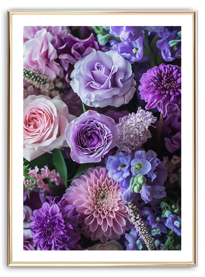 Purple Bouquet Art Print