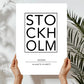 Stockholme, Sweden Art Print