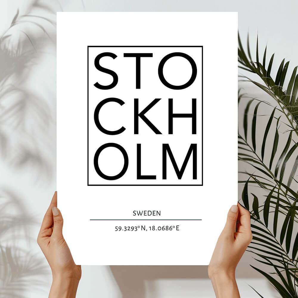 Stockholme, Sweden Art Print