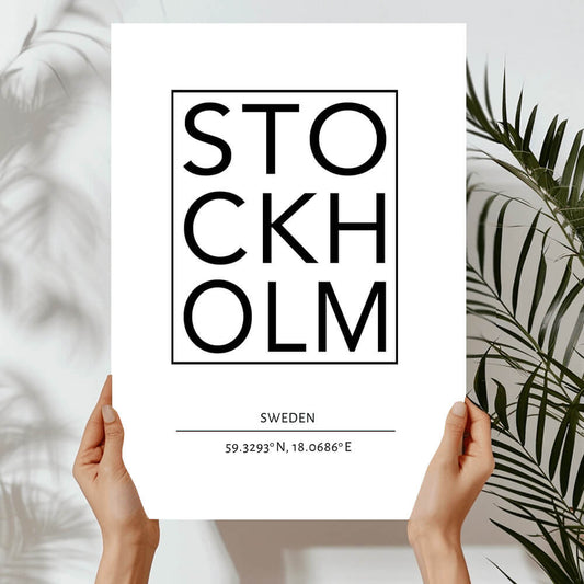 Stockholme, Sweden Art Print