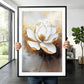 Enkelt guldblomst (B) kunsttryk
