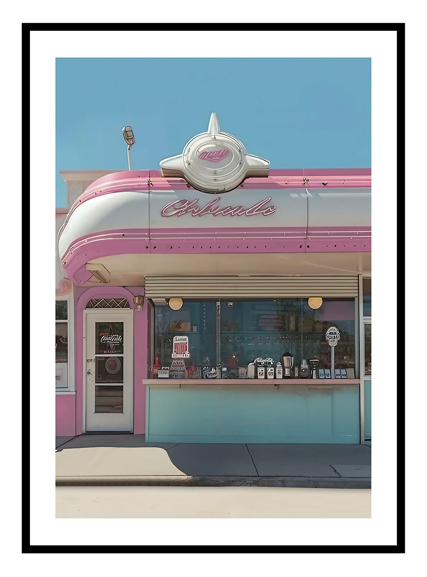 Retro Store Art Print