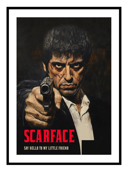 Al Pacino, Scarface Art Print