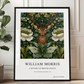 William Morris Inspired, Signed - Floral Deer Print