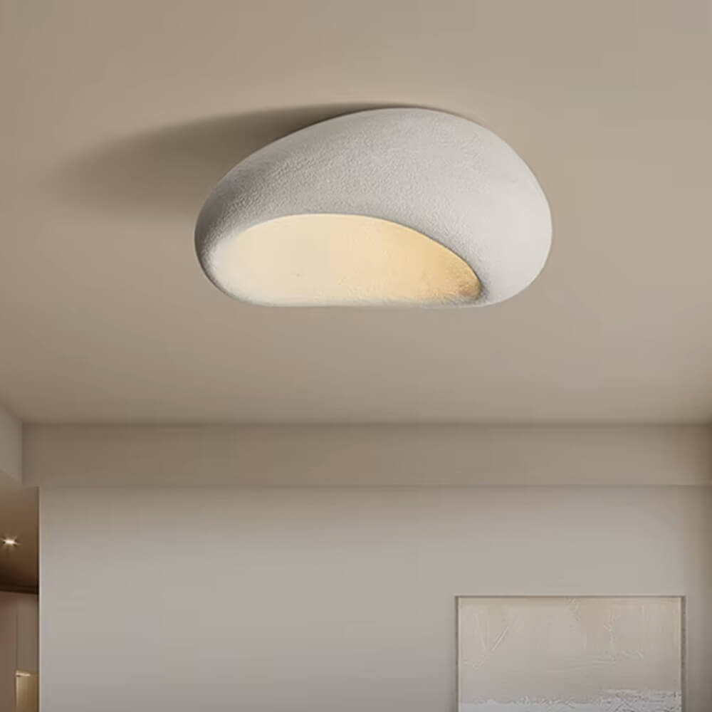 Lampada a sospensione minimalista a cupola in vetro - Vetro ambrato