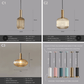 Nordic Colourful Glass Pendant Lights - 4 Colours