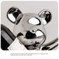 Electroplated Bear Wine Bottle Holder