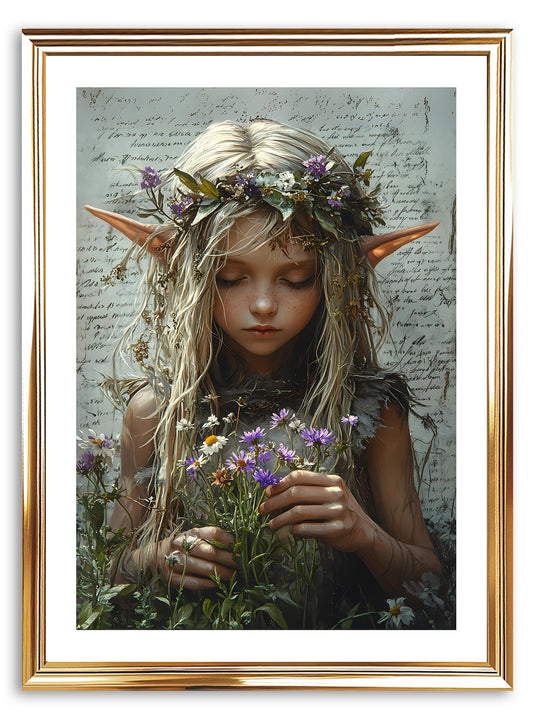 Elf Girl Art Print