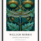 Inspirado en William Morris, Firmado - Estampado de Colibríes