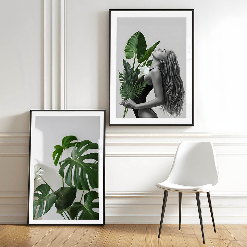 Botanical Girl (A) Art Print