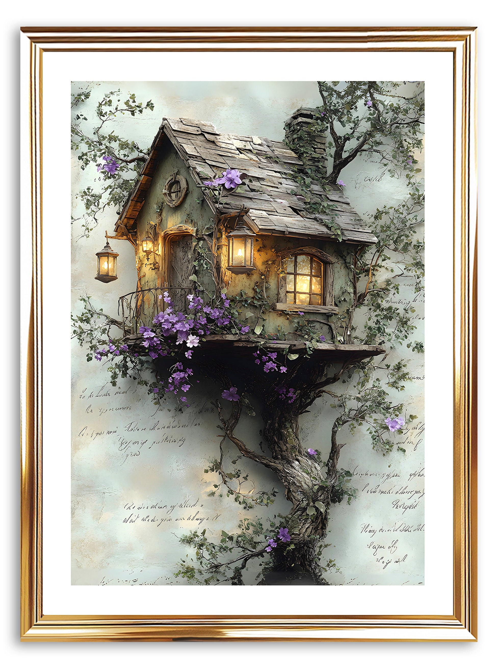 Fairy Tree House Art Print