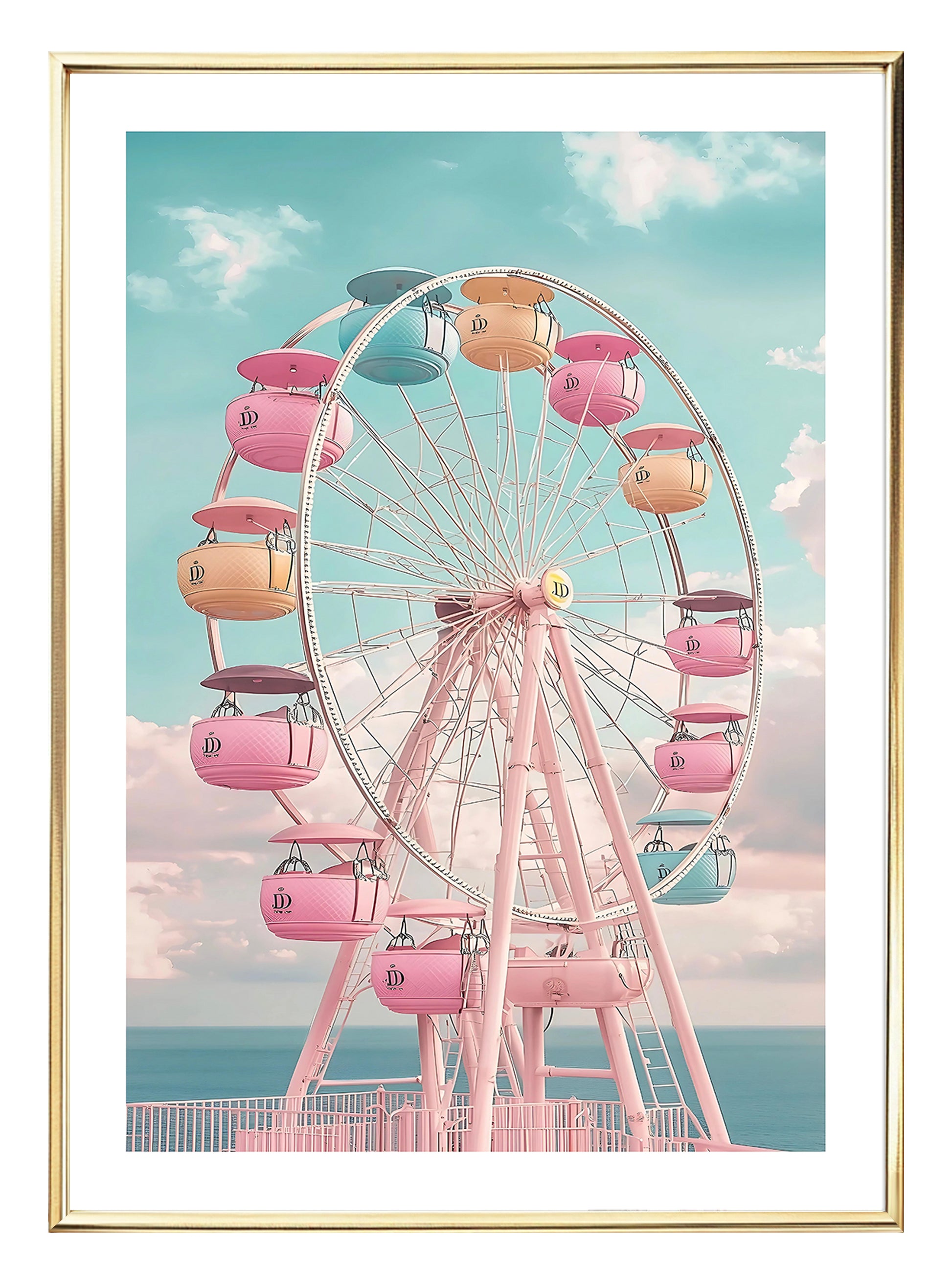 Ferris Wheel Art Print