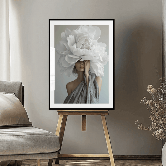 Flower Girl (B) Art Print