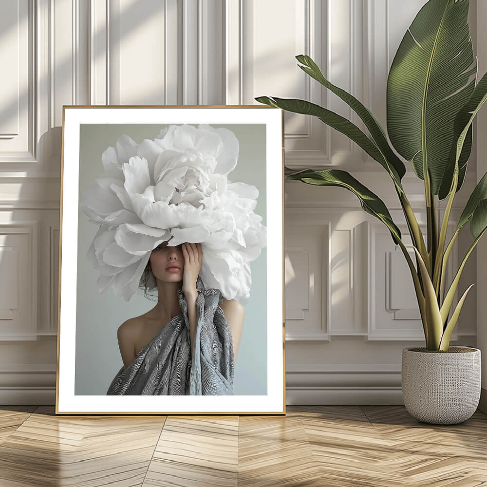 Flower Girl (B) Art Print