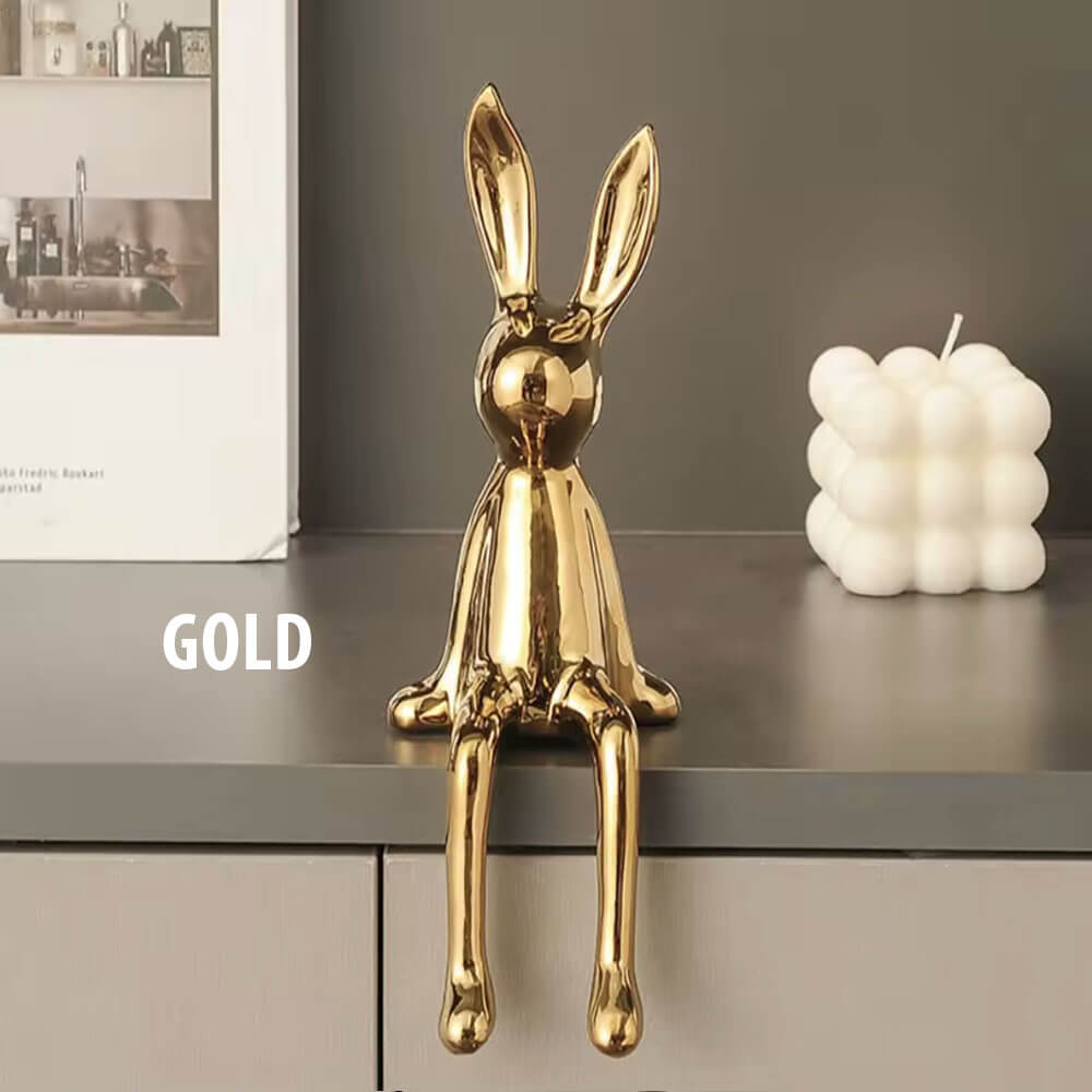 Metallic Bunny Ornament