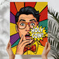 Bye - Pop Art-plakat