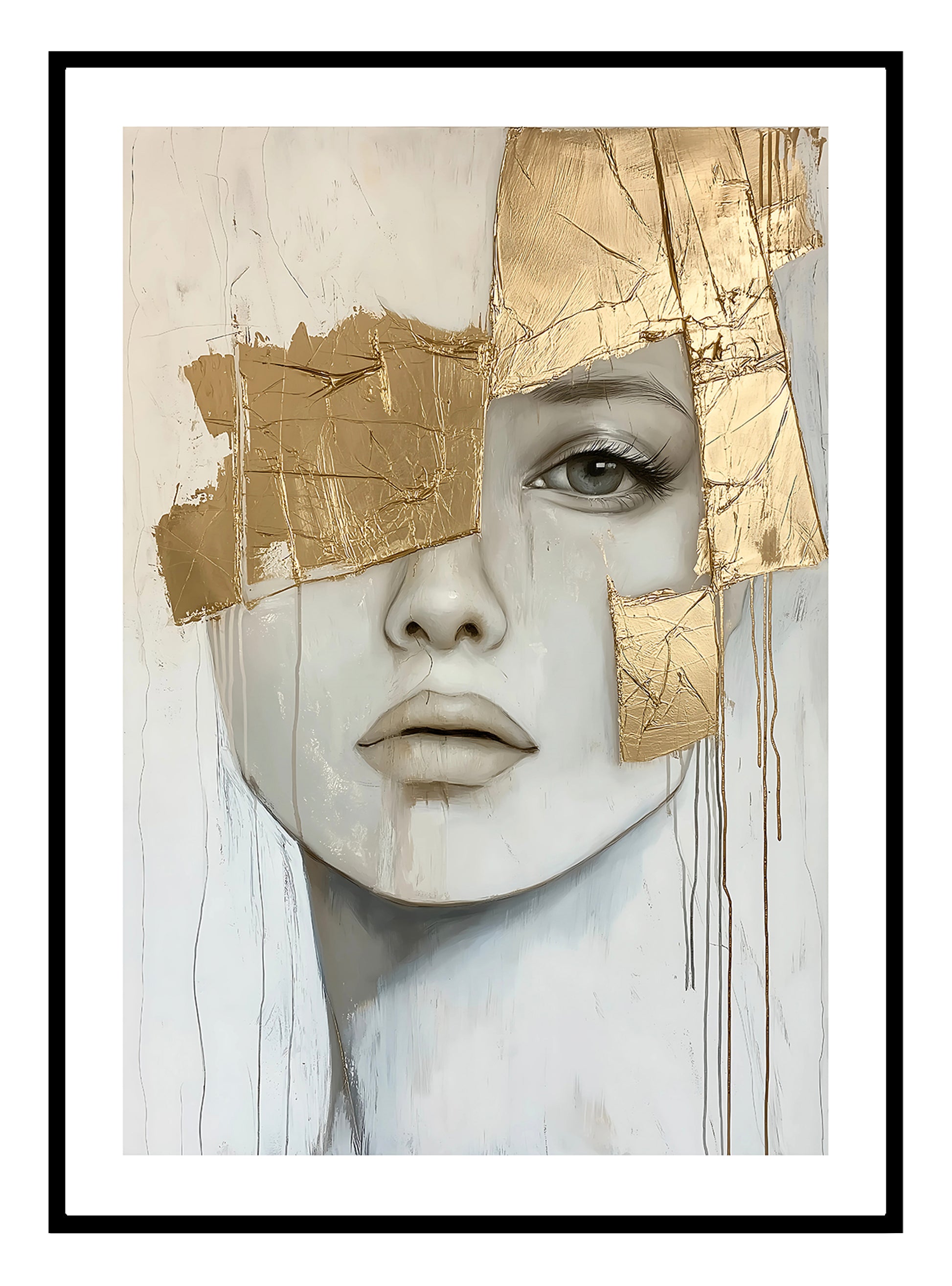 Golden Lady (A) Art Print