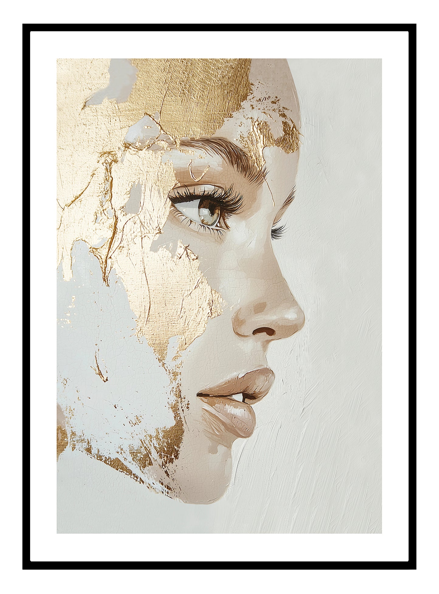 Golden Lady (B) Art Print