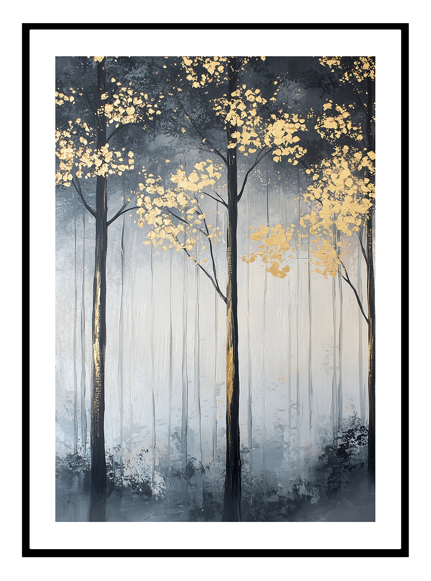 Golden Trees (A) Art Print