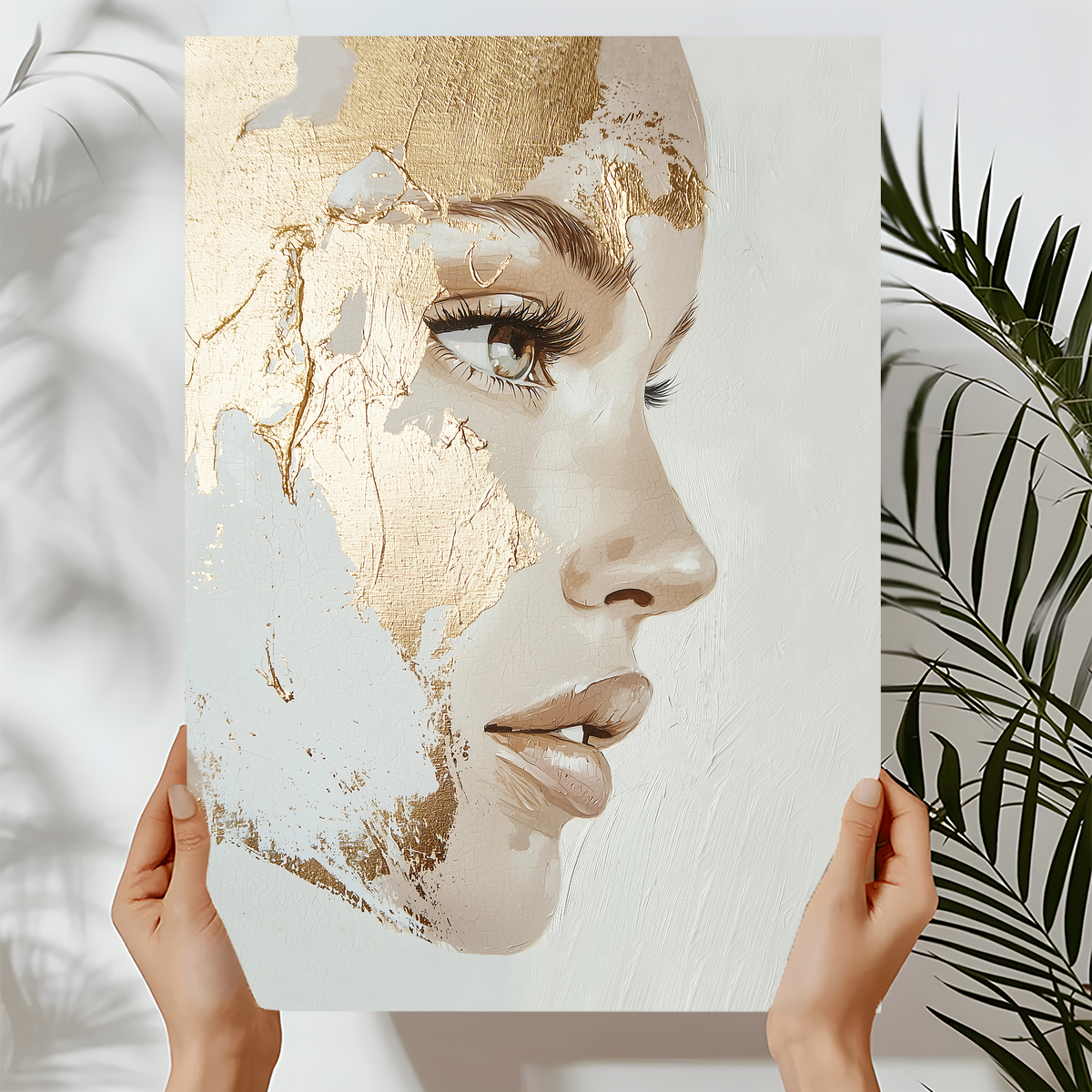 Golden Lady (B) kunsttryk