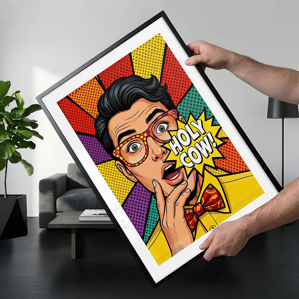 Bye - Pop Art-plakat
