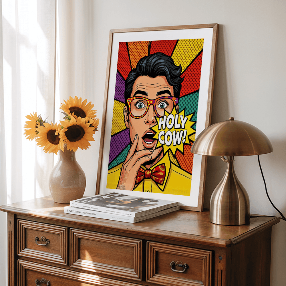 Bye - Pop Art-plakat