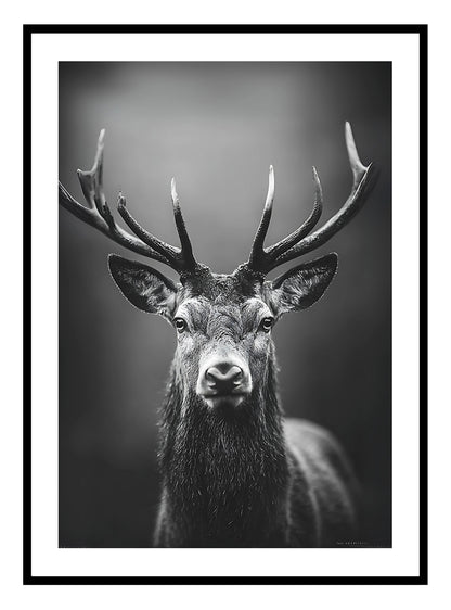 Lone Stag Art Print