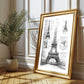 Eiffel Tower Architectural Drawing Art Print