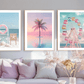 Sunset Palm Art Print