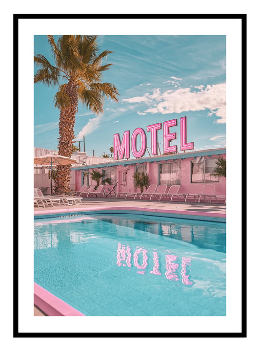 LA Motel Art Print