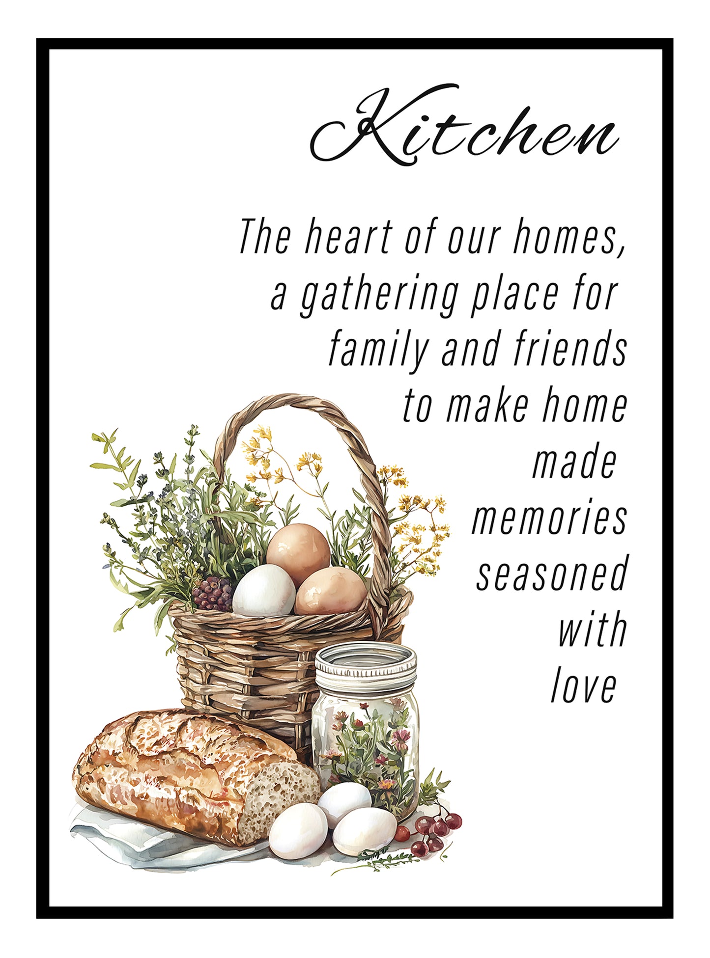 Kitchen Memories Art Print