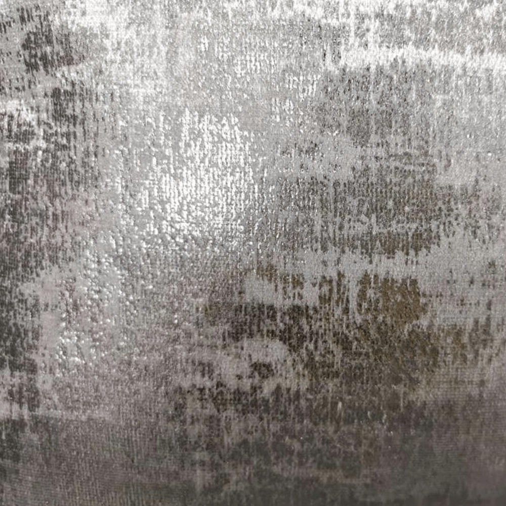 Silver Velvet Foil Cushion - 43 x 43cm