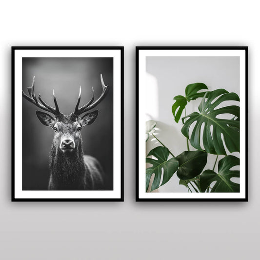 Loup sauvage Impression artistique